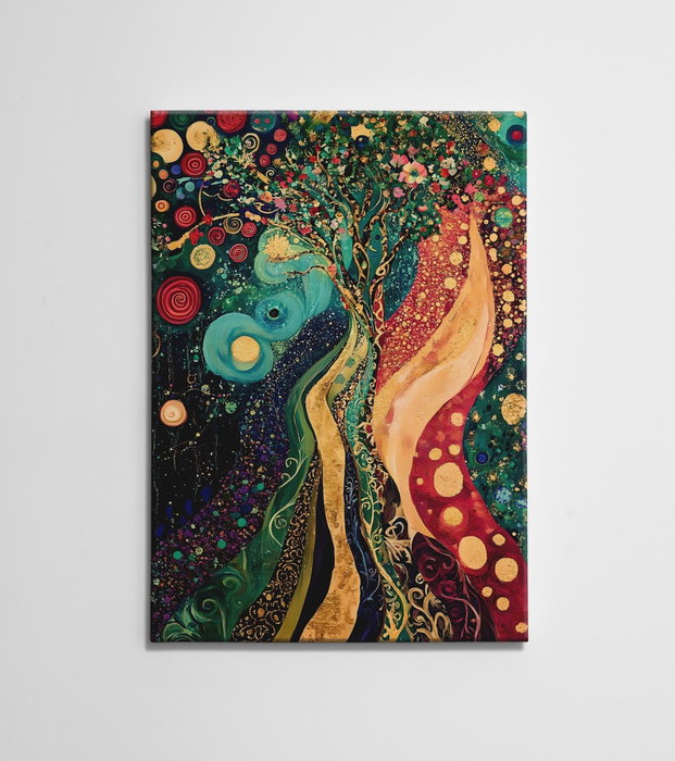 Wallity WY448 Pintura Decorativa en Lienzo Multicolor 50 x 70 cm